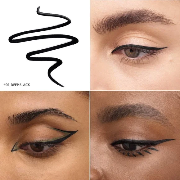 SEPHORA COLLECTION Intense Felt-Tip 12HR Liquid Waterproof Eyeliner 01Deep Black - Picture 7 of 16
